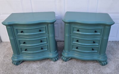 Custom Painted Chris Madden JCPenney Home Collection Nightstands – Set of 2